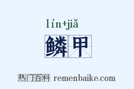 鳞甲是什么意思的图片